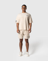 Cursive LÝFT Logo Pile Big T-Shirt - Ivory