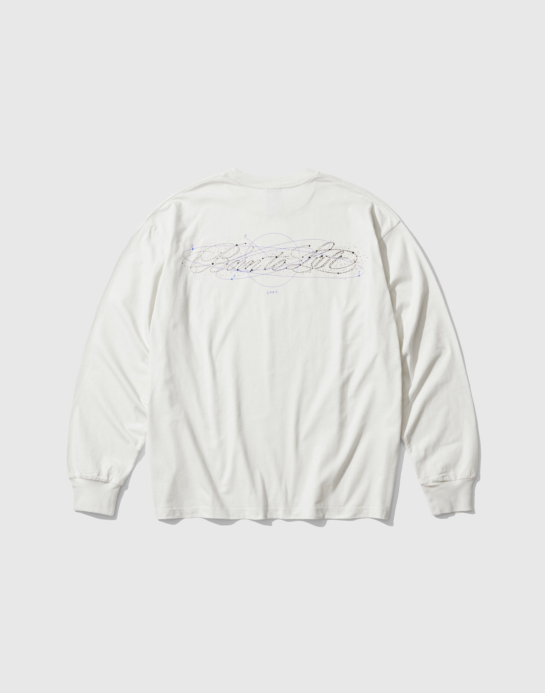 Orbit Script Logo Vintage Long Sleeve T-Shirt - Ivory – LÝFT