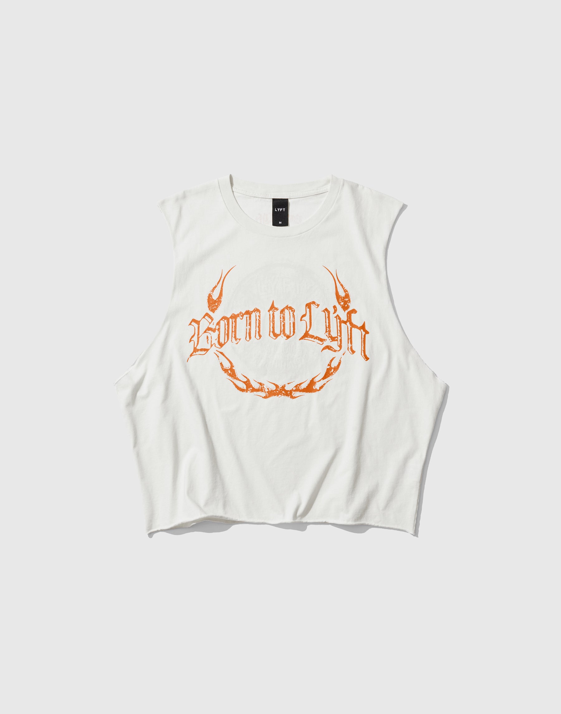 Plate Fire Graphic Vintage Box Tanktop - White – LÝFT