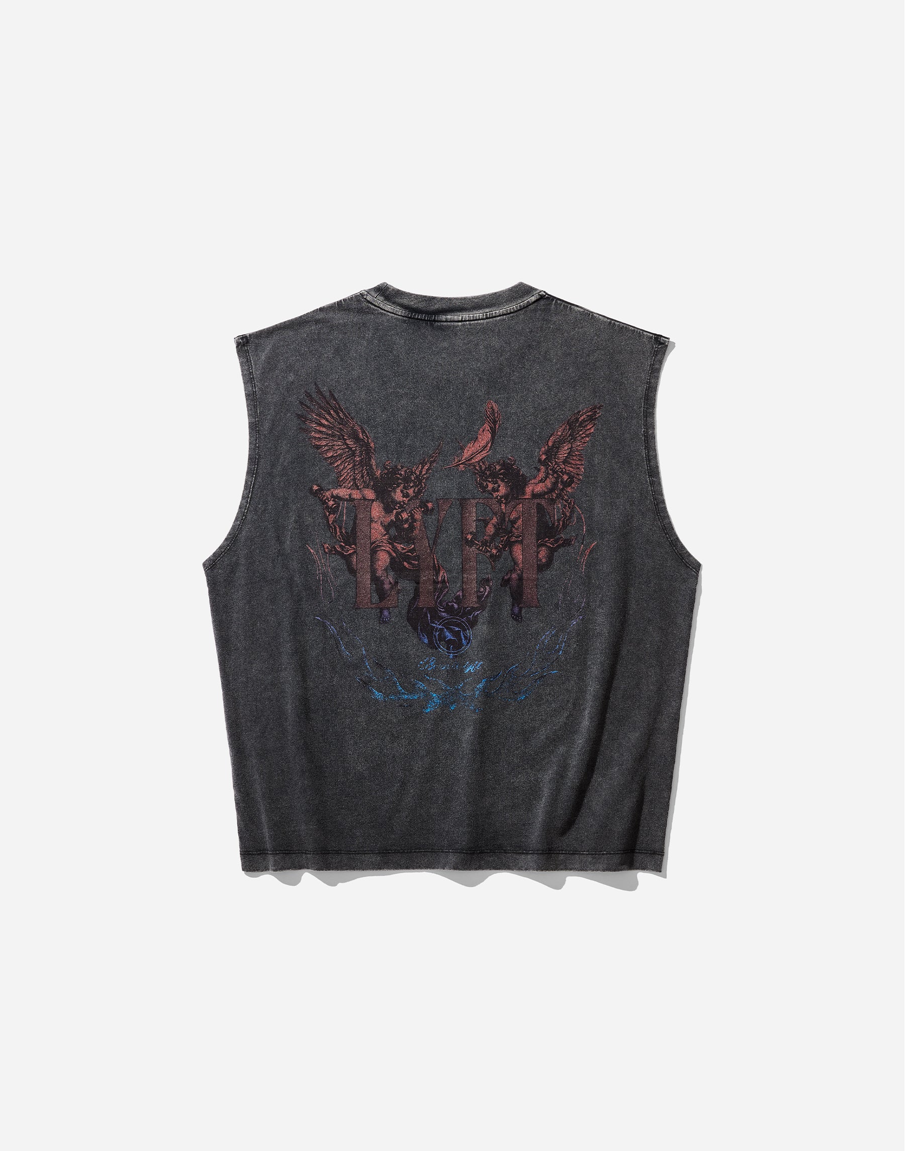 Angel Graphic Vintage Tanktop - Black – LÝFT