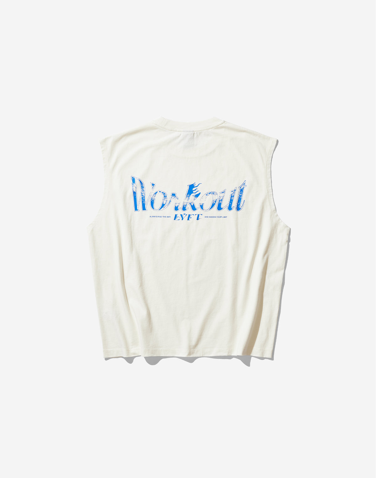 Work Out Graphic Vintage Tanktop - Ivory