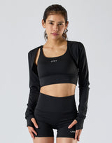 Soft Compression Shrug - Black