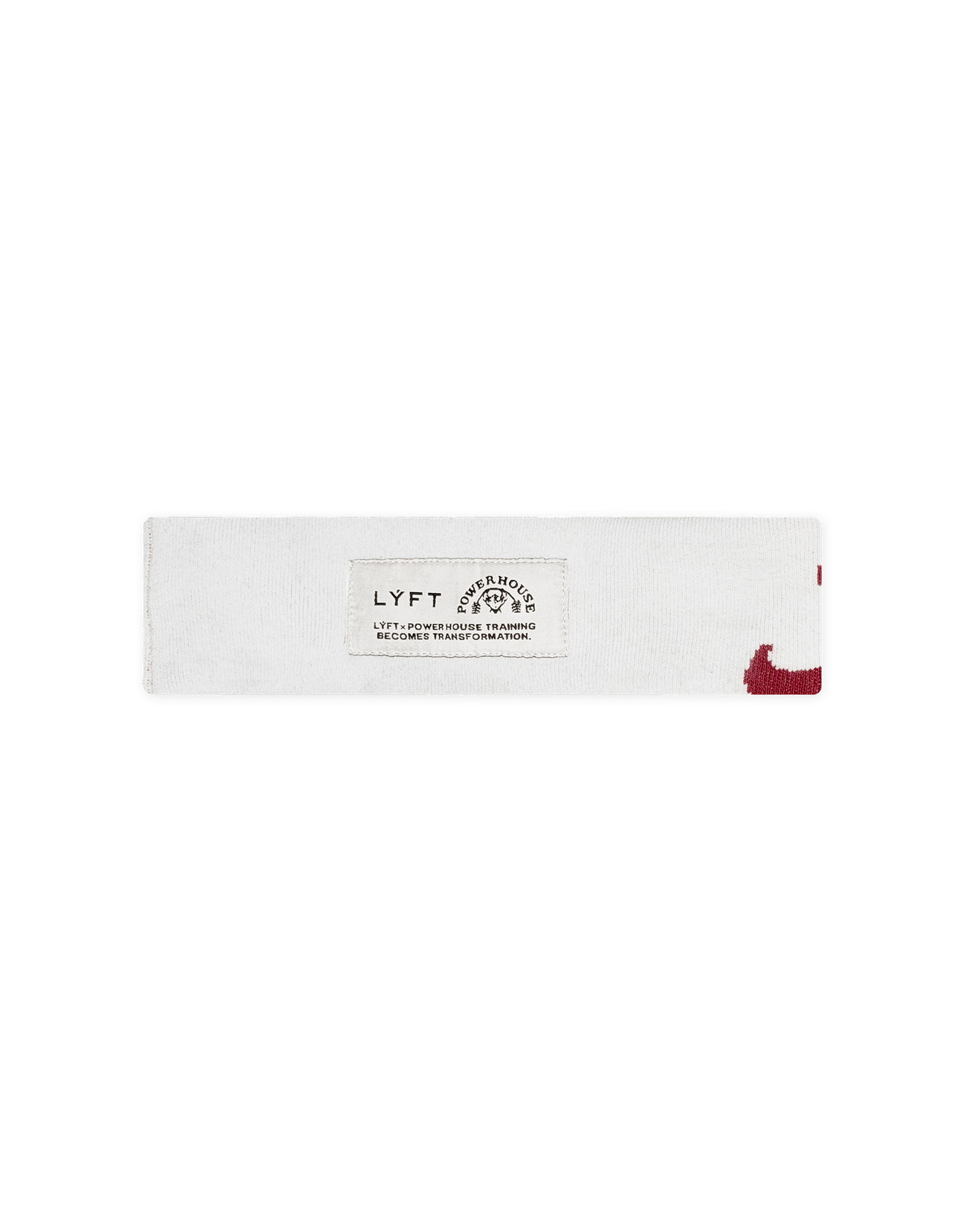 LÝFT × Power House Gym HairBand - Ivory