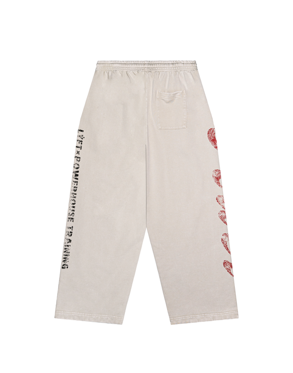 LÝFT × Power House Gym Vintage Sweat Pants - Ivory