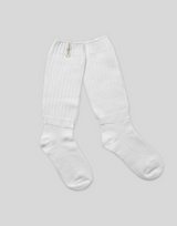 Thick Knit Loose Socks - White