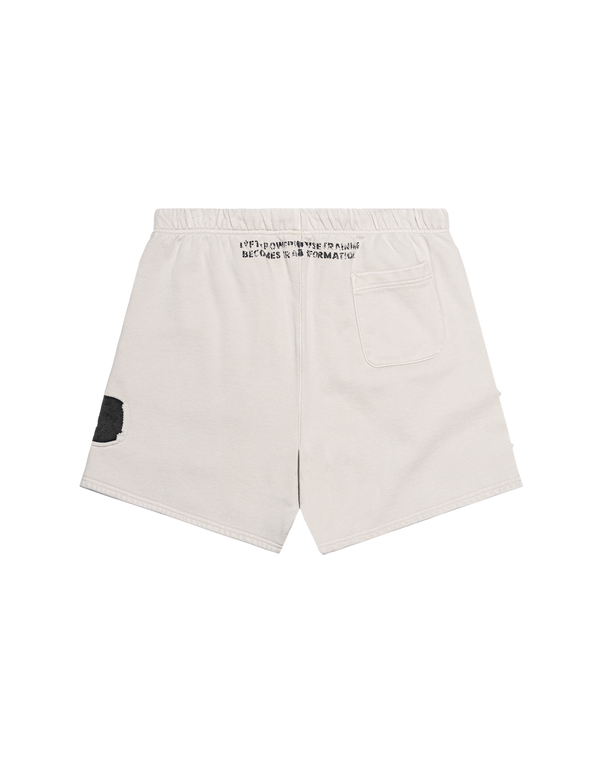 LÝFT × Power House Gym Vintage Sweat Shorts - Ivory