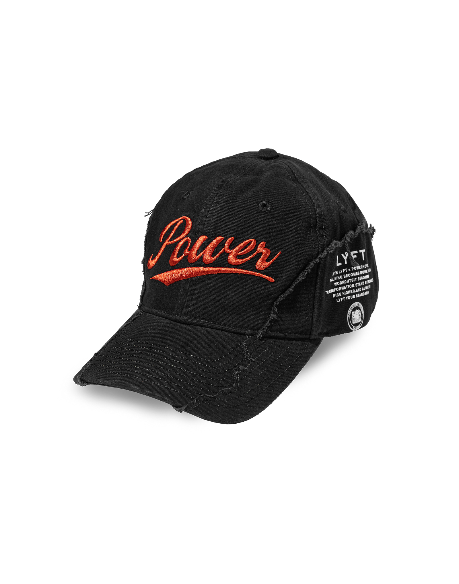 LÝFT × Power House Gym Vintage Cap - Black