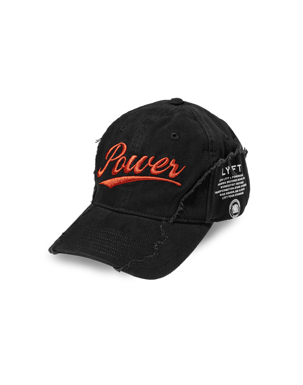 LÝFT × Power House Gym Vintage Cap - Black