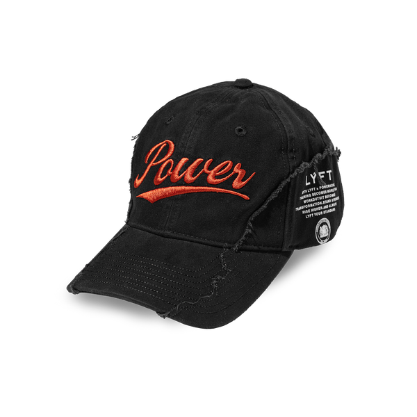 LÝFT × Power House Gym Vintage Cap - Black