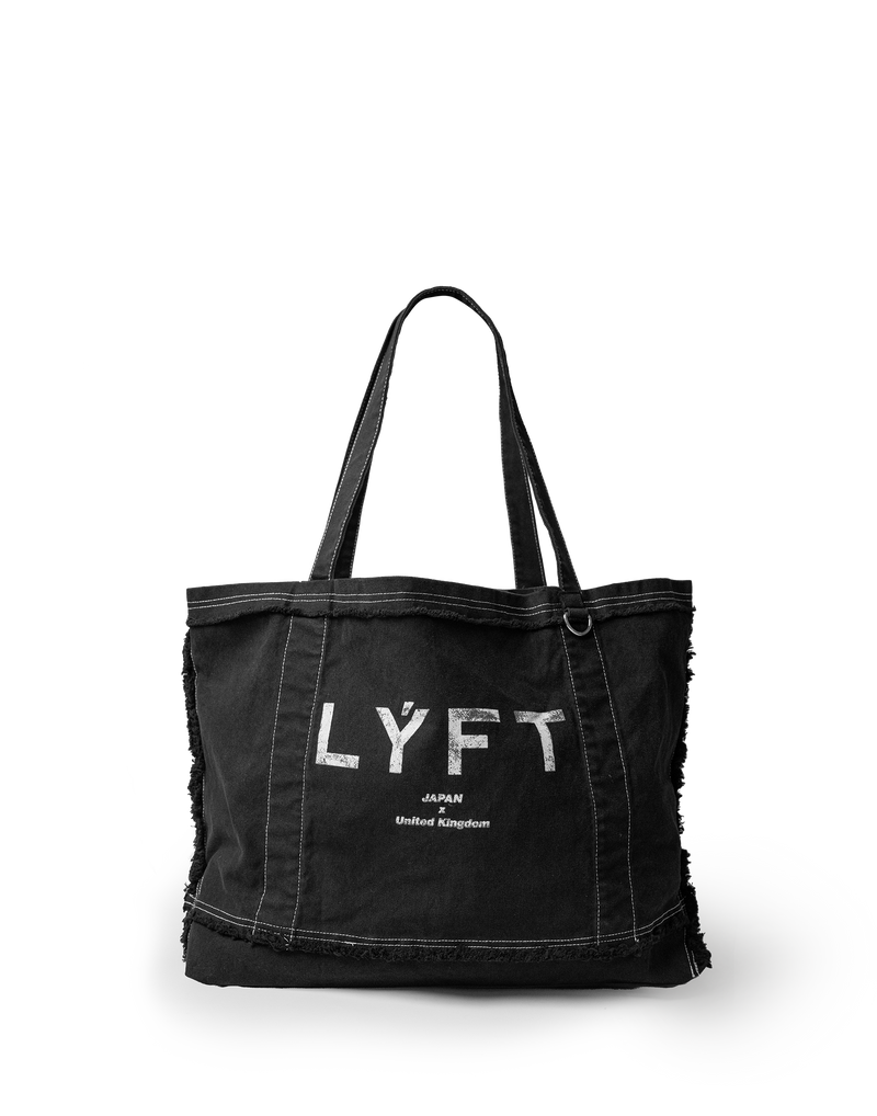 LÝFT × POWER HOUSE GYM VINTAGE TOTE BAG LÝFT × Power House Gym Vintage Tote Bag - Black