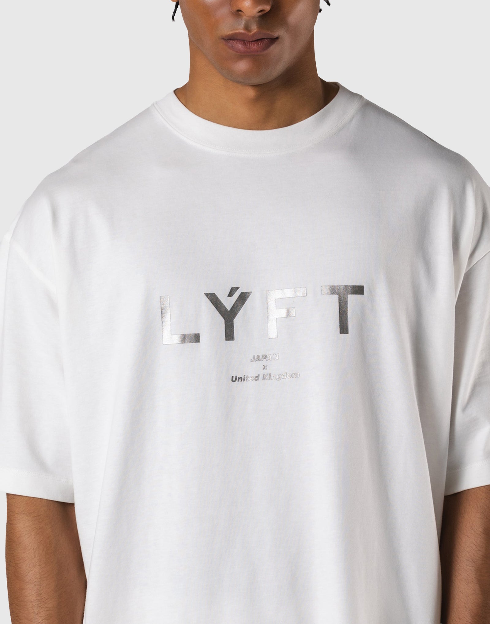 LÝFT Logo Big T-Shirt V.2 - White
