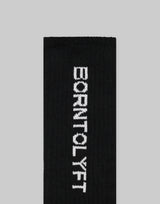 LÝFT Emblem Socks - Clear Black