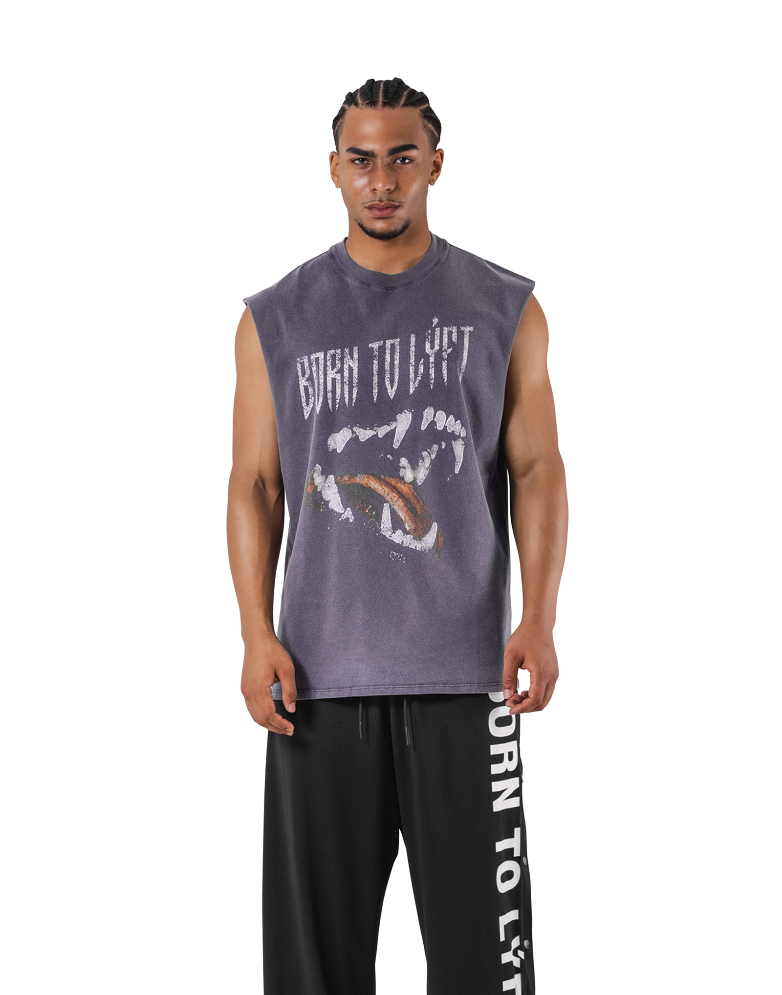 k*n様 LYFT 　Fang Graphic Vintage Tanktop Fang Graphic Vintage Tanktop - Purple – LÝFT