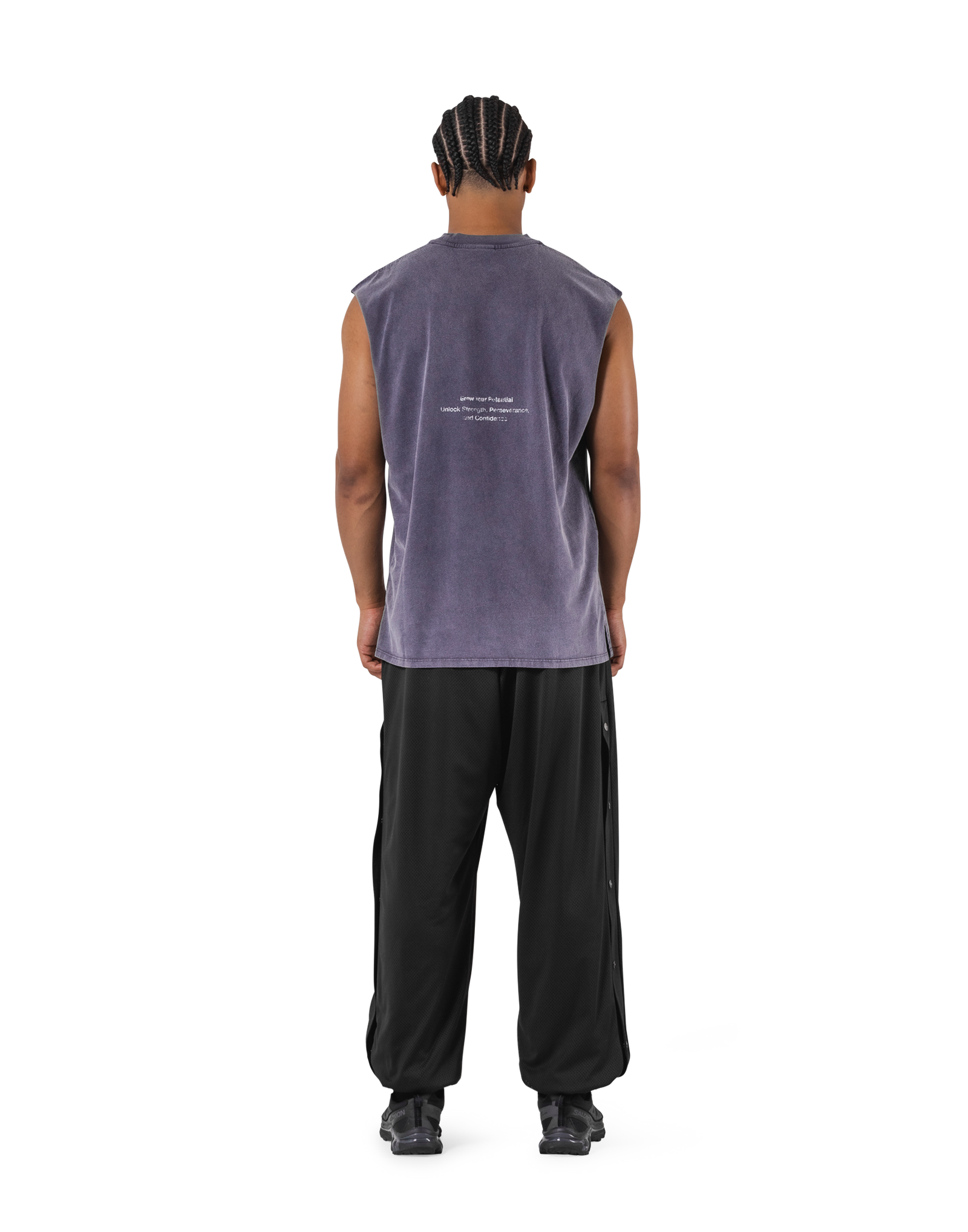 Fang Graphic Vintage Tanktop - Purple – LÝFT