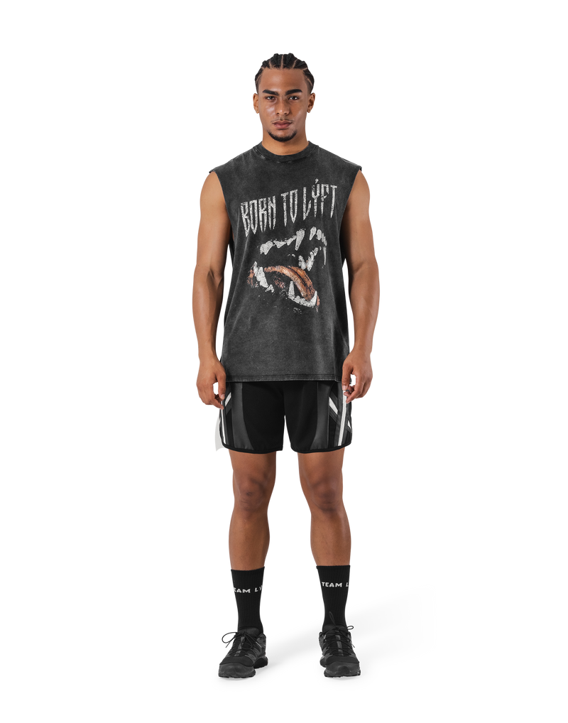 Fang Graphic Vintage Tanktop - Black – LÝFT Fang Graphic Vintage Tanktop - Black – LÝFT