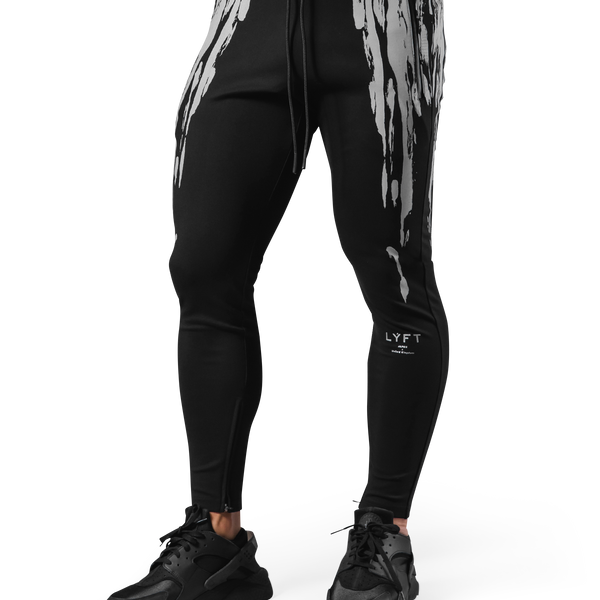 Splash Paint Stretch Pants - Black – LÝFT Splash Paint Stretch Pants - Black – LÝFT