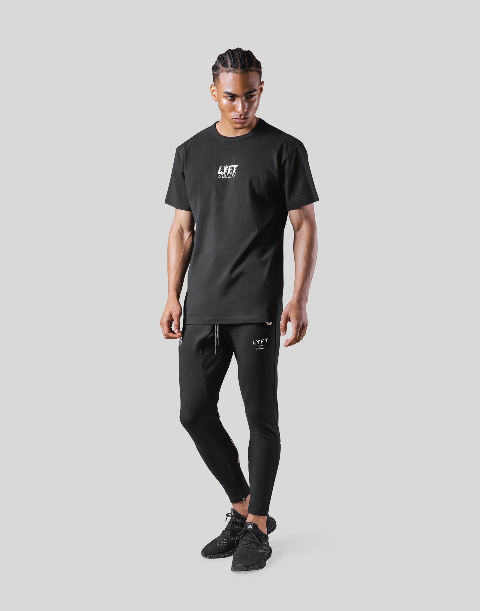 LÝFT × WIND AND SEA Standard T-Shirt - Black