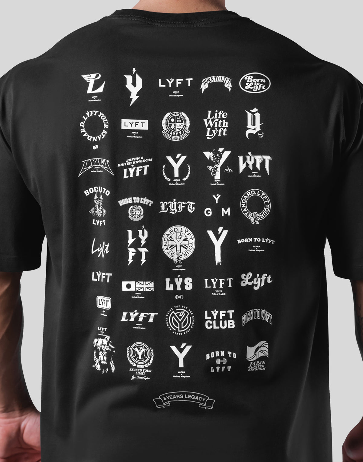 Heritage Logo Big T-Shirt - Black