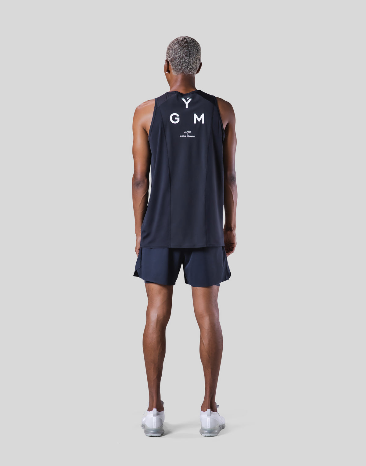 Back Mesh Standard Tanktop - Navy