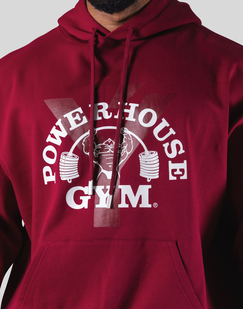 LÝFT × Power House Gym Oversize Sweat Hoodie - Red