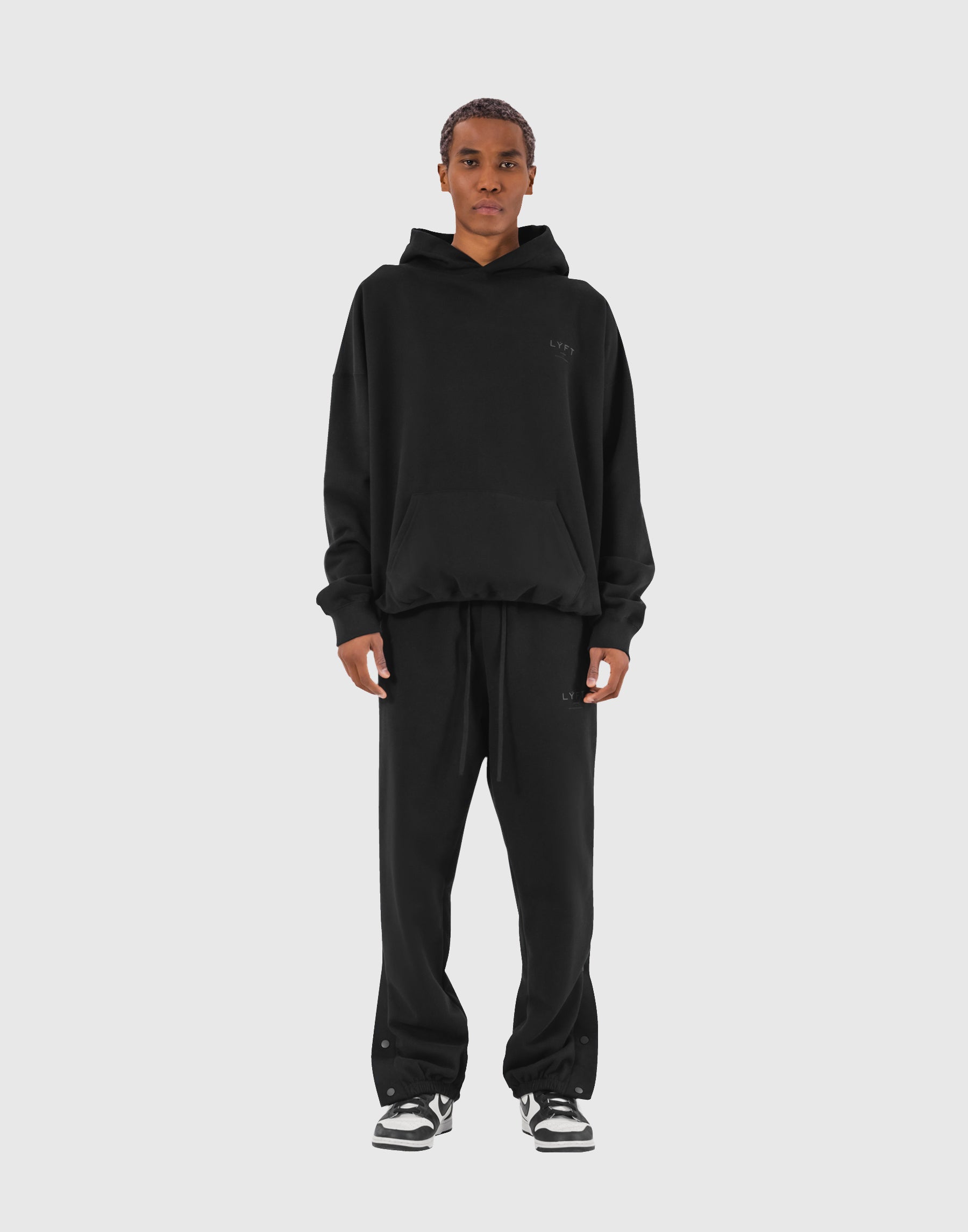 GÝM Oversize Sweat Hoodie - Black – LÝFT