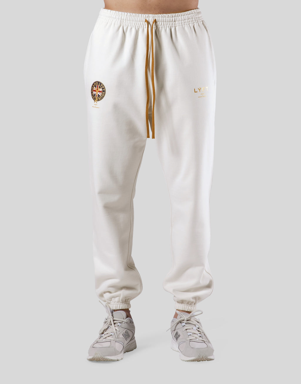 Emblem Oversize Sweat Pants - Ivory – LÝFT