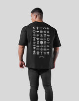 Heritage Logo Big T-Shirt - Black