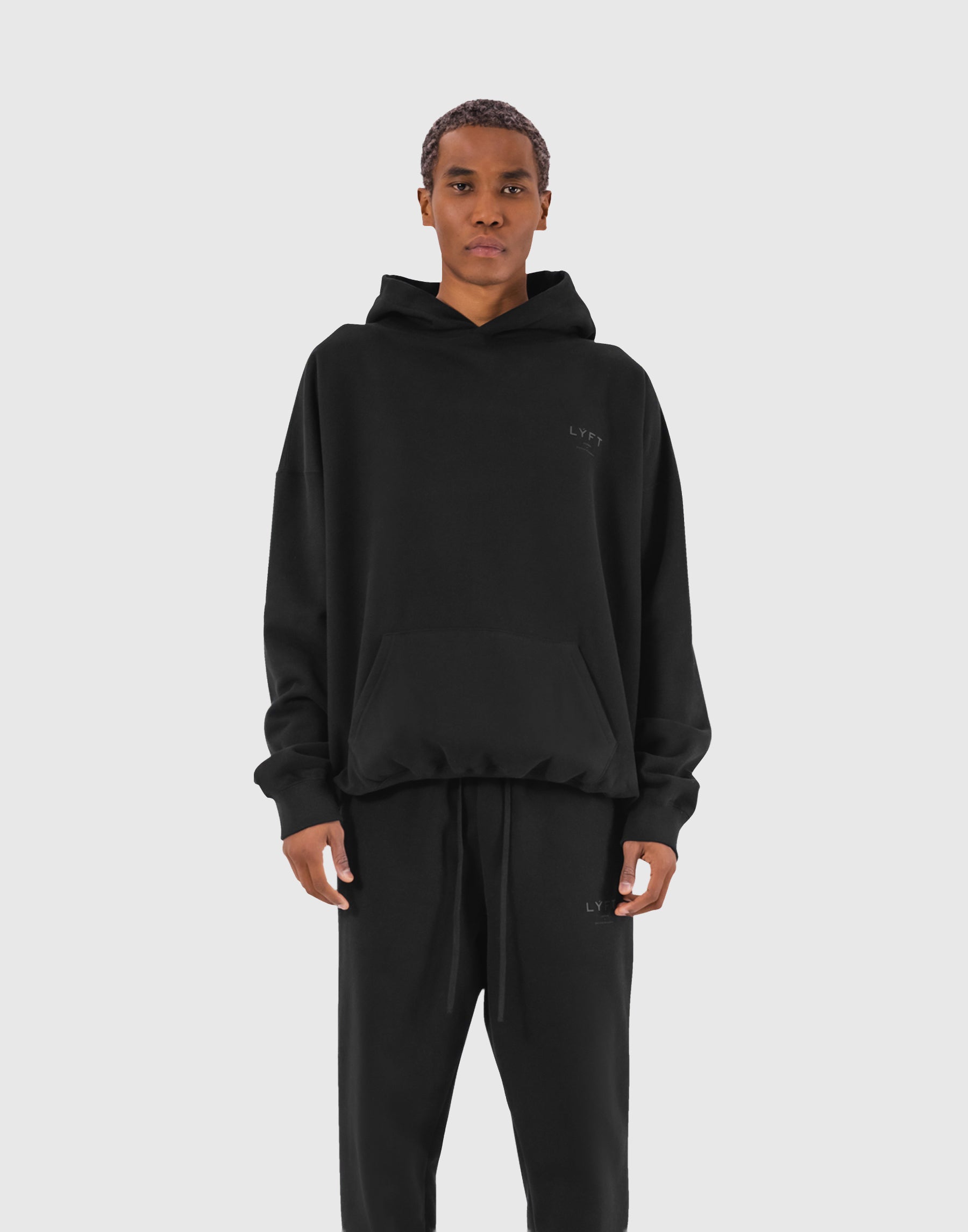 GÝM Oversize Sweat Hoodie - Black – LÝFT