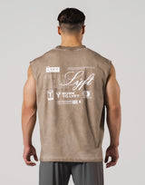 Extend Cotton Team LÝFT Graphic Tanktop - Beige