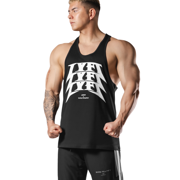 LYFT タンクトップ sブラック LYFT タンクトップ sブラック BTL Graphic Mesh Tanktop - Black