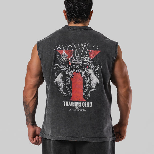 Vintage Statue Y Graphic Vintage Tanktop - Black – LÝFT