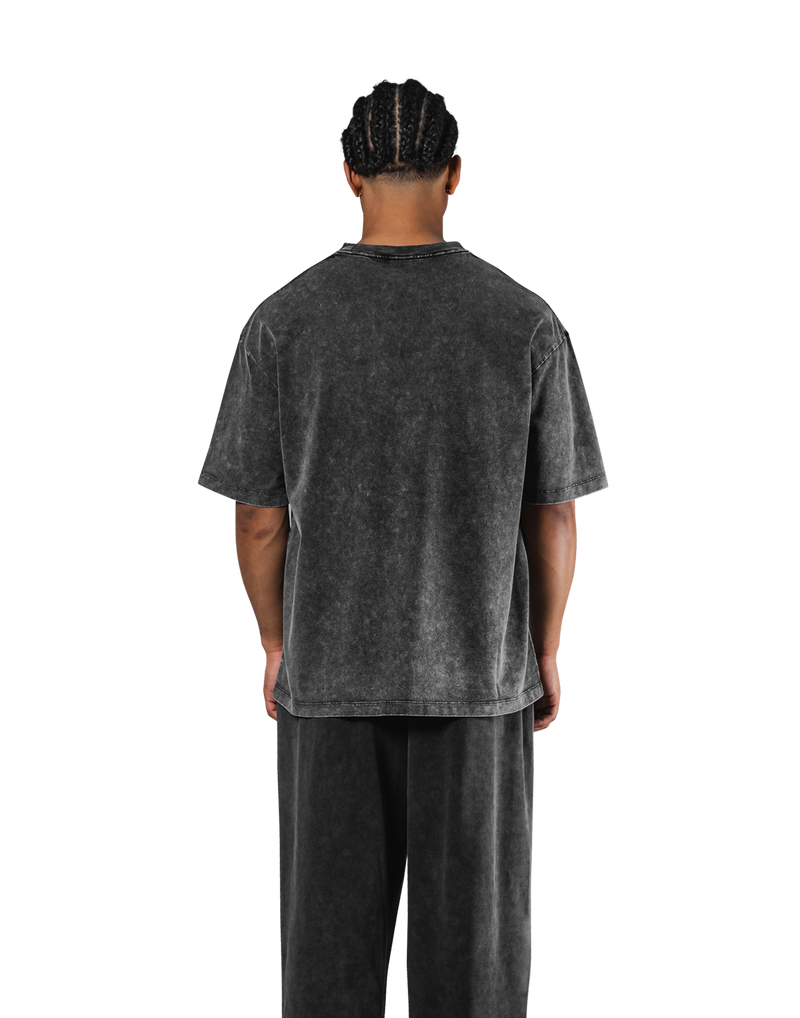 LÝFT Logo Vintage Big T-Shirt V.2 - Black