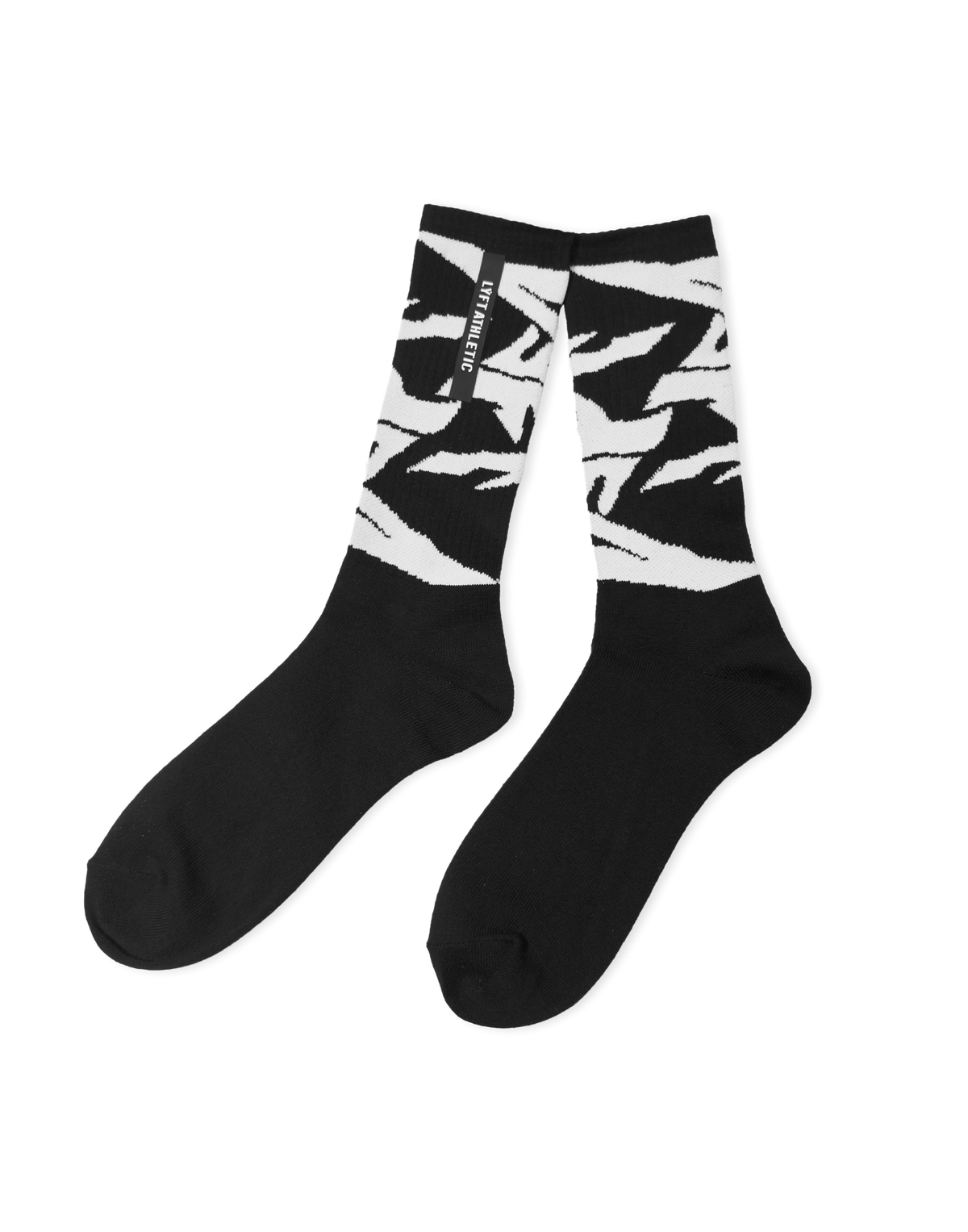 【新品未使用】Side LÝFT Logo Socks - 黒＆白 3足セット Side LÝFT Logo Socks - White
