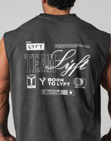 Extend Cotton Team LÝFT Graphic Tanktop - Black