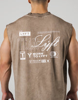 Extend Cotton Team LÝFT Graphic Tanktop - Beige