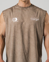 Extend Cotton Team LÝFT Graphic Tanktop - Beige