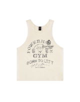 LÝFT × Power House Gym Vintage Relax Tanktop - Ivory