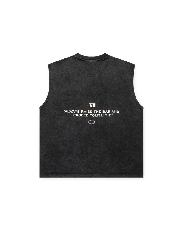 VENOM Graphic Vintage Loose Tanktop - Black