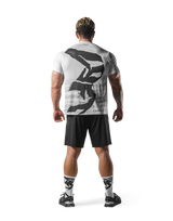 Faded Graphic Slim Fit T-Shirt - White