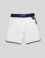LÝFT Stage Shorts - White/Navy
