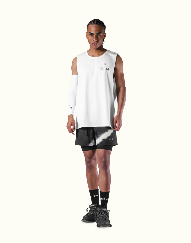 2Way Stretch Loose Fit Tanktop Ver.2 - White