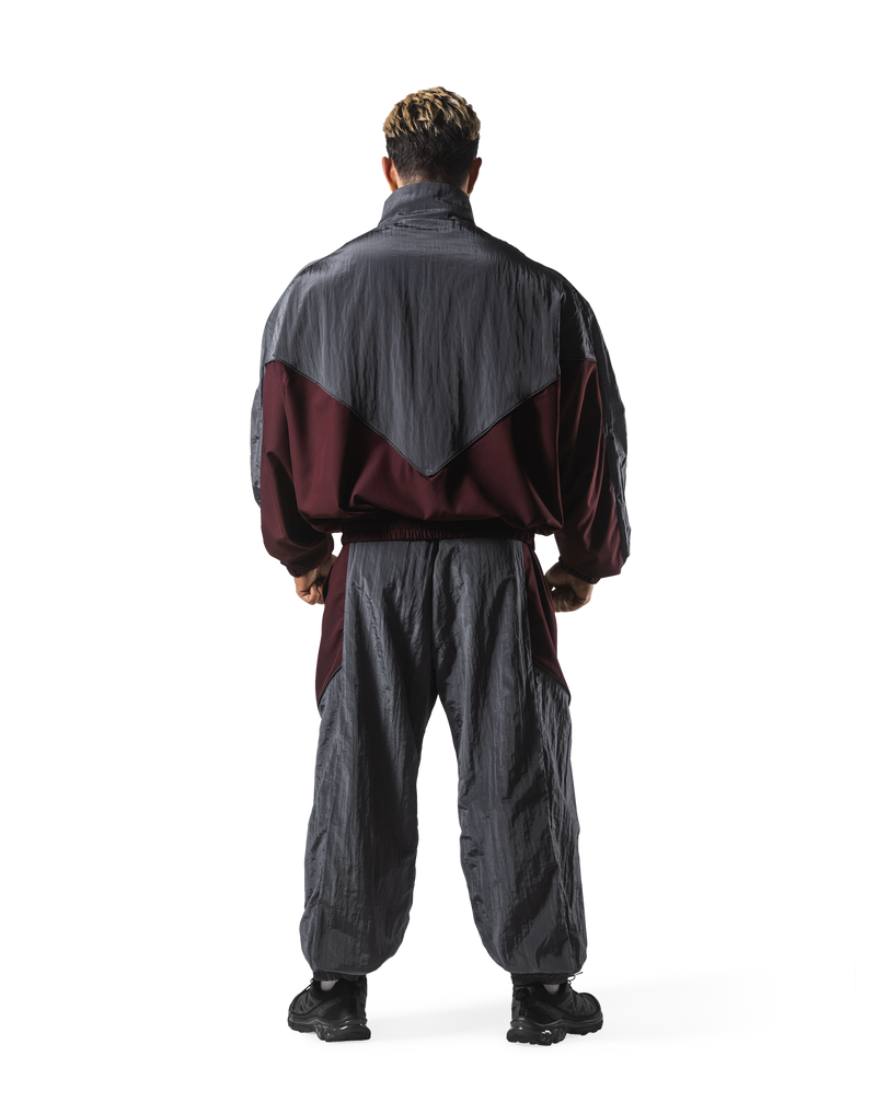 V-Form Oversize Track Jacket - D.Grey