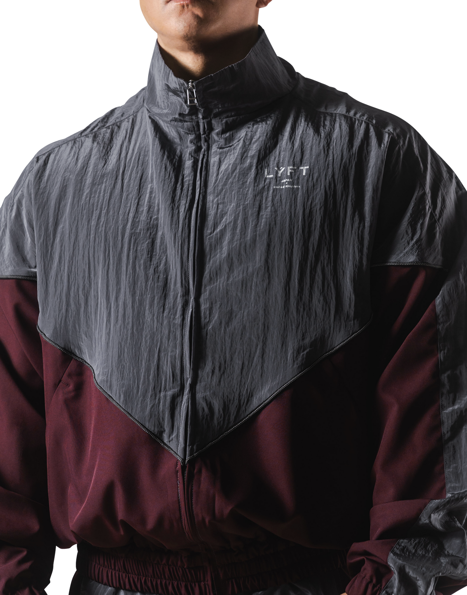 【完売品】V-FORM OVERSIZE TRACK JACKET&PANTS V-Form Oversize Track Jacket - D.Grey – LÝFT