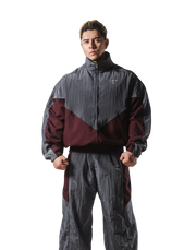 V-Form Oversize Track Jacket - D.Grey