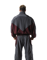 V-Form Oversize Track Jacket - D.Grey