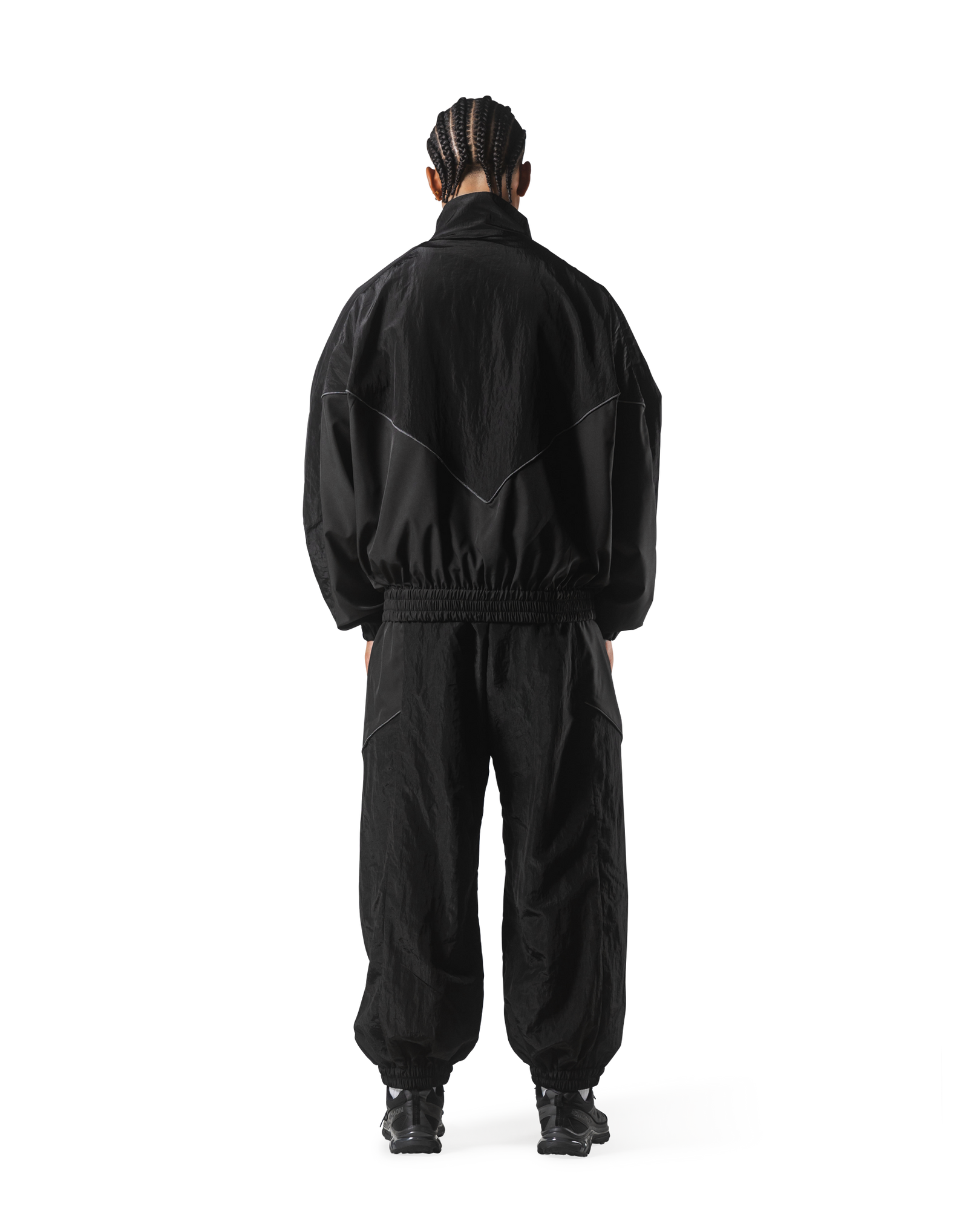 V-Form Oversize Track Jacket - Black – LÝFT