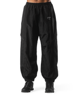 V-Form Wide Track Pants - Black