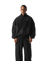 V-Form Oversize Track Jacket - Black