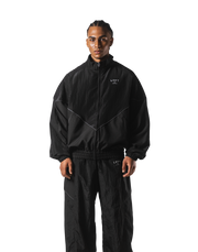 V-Form Oversize Track Jacket - Black
