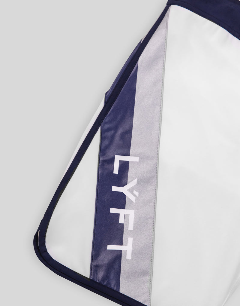 LÝFT Stage Shorts - White/Navy